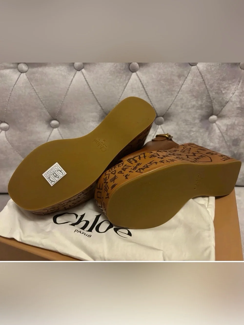Chloe Maxime Wedge sandals
